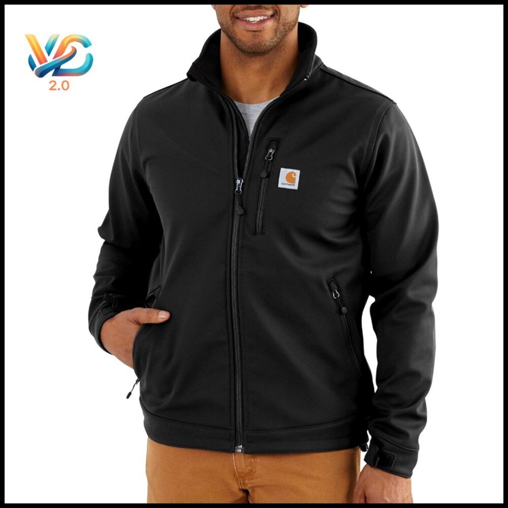 Men's Relaxed Fit Rain Defender Jacket Wind Resistant Breathable